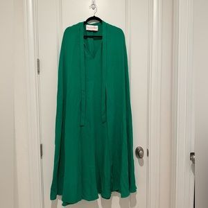 Valentino cape dress